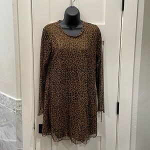 Altar’d State Cheetah Print Dress! Size Large